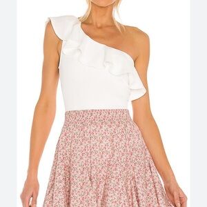 Show Me Your MuMu Ophelia Ruffle Bodysuit